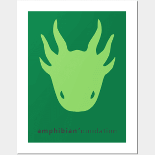 Amphibian Foundation Green Logo Posters and Art